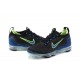 Nike Air VaporMax 2021 Flyknit Unisex Black Green and Blue Shoes