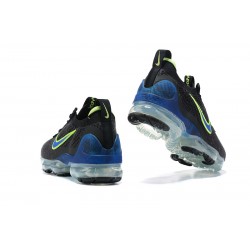 Nike Air VaporMax 2021 Flyknit Unisex Black Green and Blue Shoes