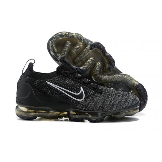 Nike Air VaporMax 2021 Flyknit Unisex Black Grey DC9394-001 Shoes