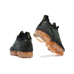 Nike Air VaporMax 2021 Flyknit Unisex Black Orange Shoes