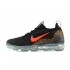 Nike Air VaporMax 2021 Flyknit Unisex Black Red Shoes