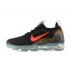 Nike Air VaporMax 2021 Flyknit Unisex Black Red Shoes