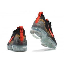 Nike Air VaporMax 2021 Flyknit Unisex Black Red Shoes