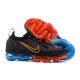 Nike Air VaporMax 2021 Flyknit Unisex Black Red and Blue Shoes