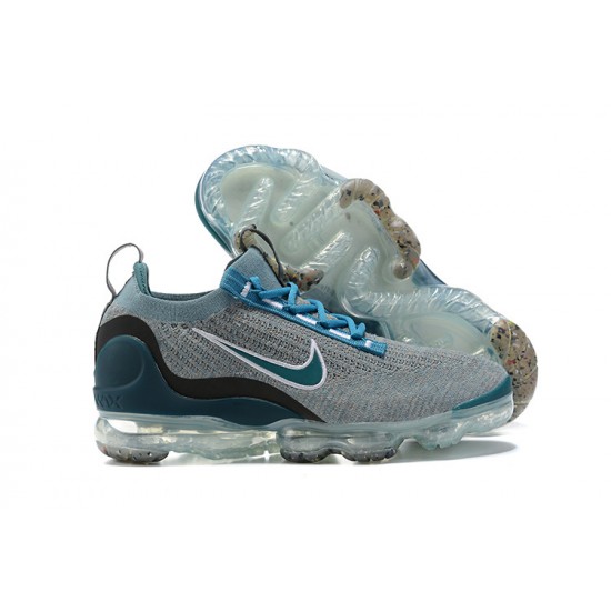 Nike Air VaporMax 2021 Flyknit Unisex Blue Grey DC9394-400 Shoes