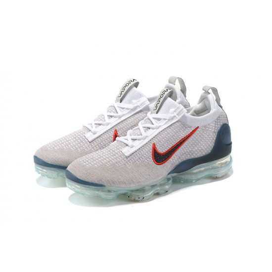 Nike Air VaporMax 2021 Flyknit Unisex Blue Red  DC9454-100 Shoes