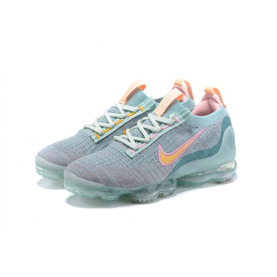 Nike Air VaporMax 2021 Flyknit Unisex Green Pink DH4088-300 Shoes