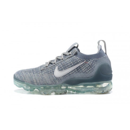 Nike Air VaporMax 2021 Flyknit Unisex Grey Blue DH4084-400 Shoes