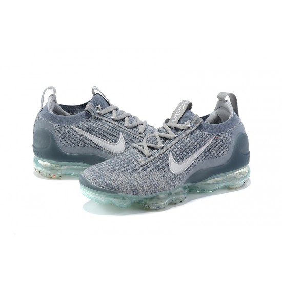 Nike Air VaporMax 2021 Flyknit Unisex Grey Blue DH4084-400 Shoes