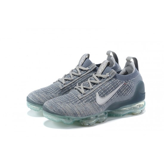 Nike Air VaporMax 2021 Flyknit Unisex Grey Blue DH4084-400 Shoes