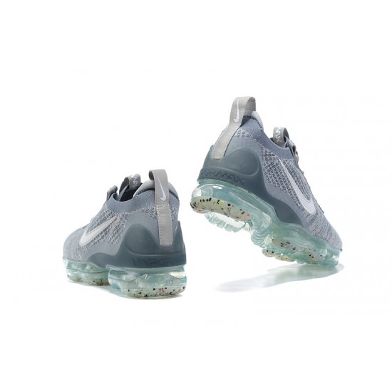 Nike Air VaporMax 2021 Flyknit Unisex Grey Blue DH4084-400 Shoes