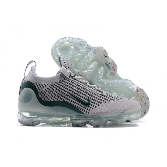 Nike Air VaporMax 2021 Flyknit Unisex Grey Green DN3074-001 Shoes