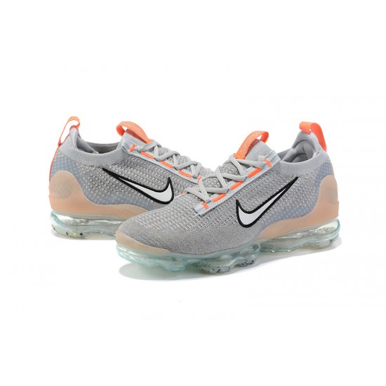 Nike Air VaporMax 2021 Flyknit Unisex Grey Orange DH4084-002  Shoes