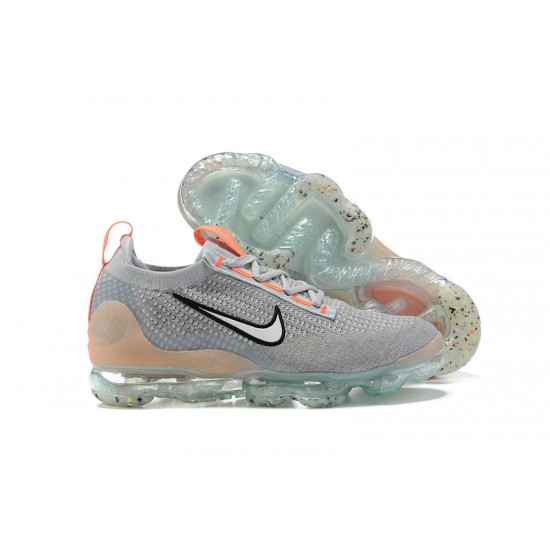 Nike Air VaporMax 2021 Flyknit Unisex Grey Orange DH4084-002  Shoes