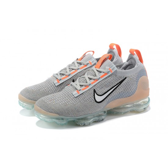 Nike Air VaporMax 2021 Flyknit Unisex Grey Orange DH4084-002  Shoes