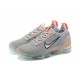 Nike Air VaporMax 2021 Flyknit Unisex Grey Orange DH4084-002  Shoes