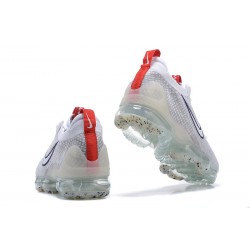 Nike Air VaporMax 2021 Flyknit Unisex Grey Red DB1550-003 Shoes