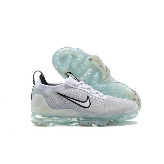 Nike Air VaporMax 2021 Flyknit Unisex White Black DB1550-100 Shoes