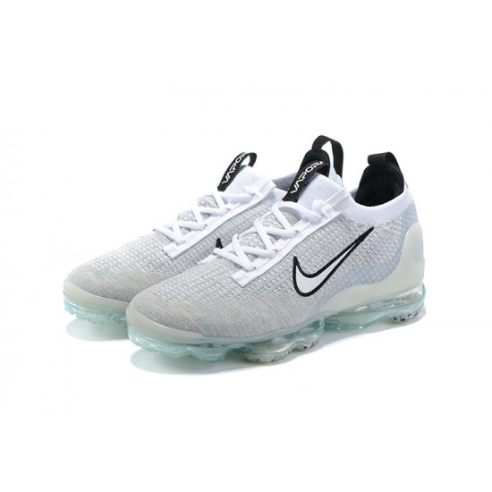 Nike Air VaporMax 2021 Flyknit Unisex White Black DB1550-100 Shoes