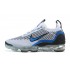 Nike Air VaporMax 2021 Flyknit Unisex White Blue DM0025-001 Shoes