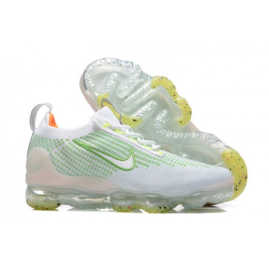 Nike Air VaporMax 2021 Flyknit Unisex White Green FD0871-100 Shoes