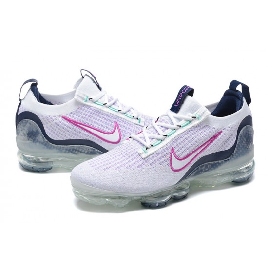 Nike Air VaporMax 2021 Flyknit Unisex White Pink DB1550-105 Shoes