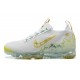 Nike Air VaporMax 2021 Flyknit Unisex White Yellow Shoes