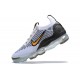 Nike Air VaporMax 2021 Flyknit Unisex White Yellow and Black Shoes