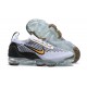 Nike Air VaporMax 2021 Flyknit Unisex White Yellow and Black Shoes