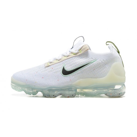 Nike Air VaporMax 2021 Flyknit Unisex White and Black Shoes