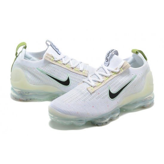 Nike Air VaporMax 2021 Flyknit Unisex White and Black Shoes