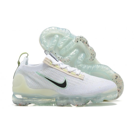 Nike Air VaporMax 2021 Flyknit Unisex White and Black Shoes