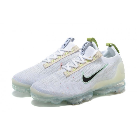 Nike Air VaporMax 2021 Flyknit Unisex White and Black Shoes