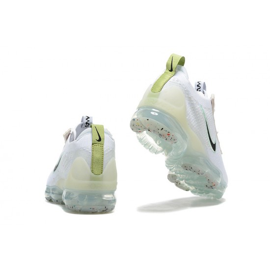 Nike Air VaporMax 2021 Flyknit Unisex White and Black Shoes