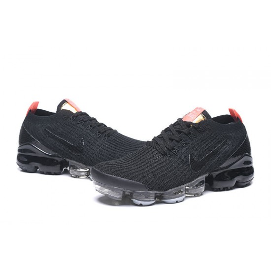 Nike Air VaporMax Flyknit 3 Womens/Mens Black Orange footwear