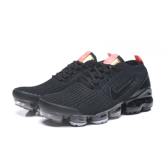 Nike Air VaporMax Flyknit 3 Womens/Mens Black Orange footwear