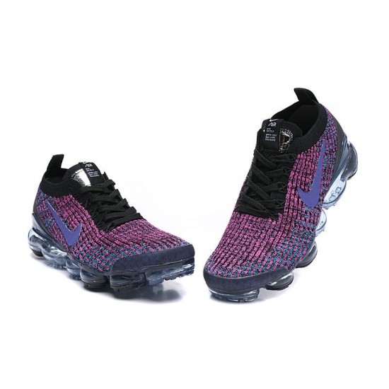 Nike Air VaporMax Flyknit 3 Womens/Mens Black Purple footwear AJ6900-009