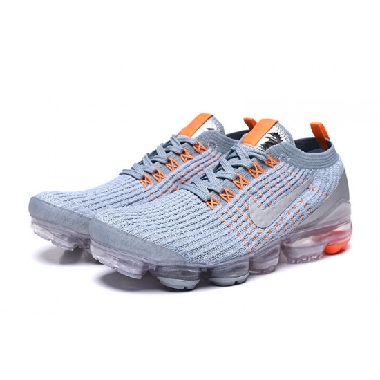 Nike Air VaporMax Flyknit 3 Womens/Mens Grey Orange footwear AJ6900-003