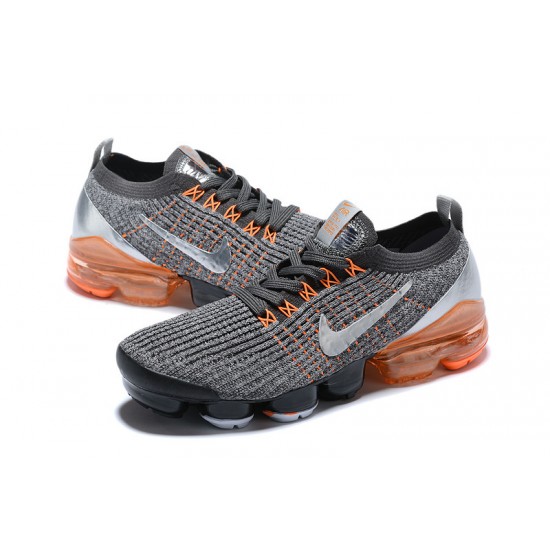 Nike Air VaporMax Flyknit 3 Womens/Mens Grey Orange footwear AJ6900-024