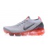 Nike Air VaporMax Flyknit 3 Womens/Mens Grey Red footwear AJ6900-600