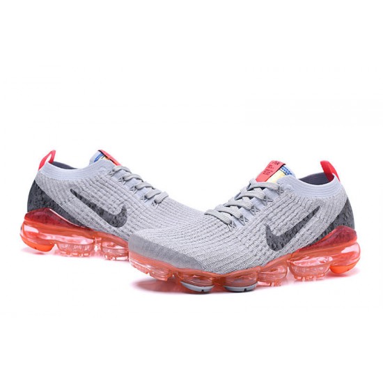 Nike Air VaporMax Flyknit 3 Womens/Mens Grey Red footwear AJ6900-600