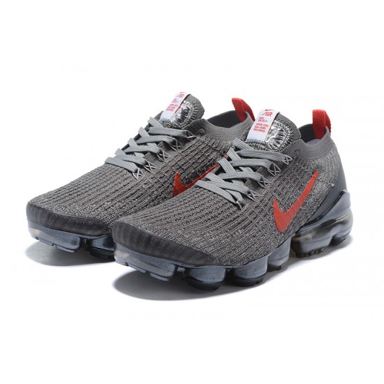 Nike Air VaporMax Flyknit 3 Womens/Mens Grey Red footwear CT1270-001