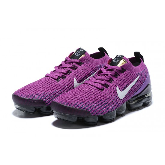 Nike Air VaporMax Flyknit 3 Womens/Mens Purple Black footwear AJ6900-502