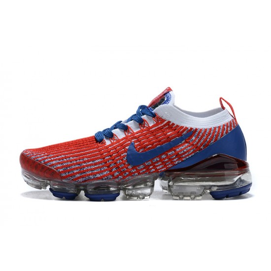 Nike Air VaporMax Flyknit 3 Womens/Mens Red Blue footwear CW5585-100