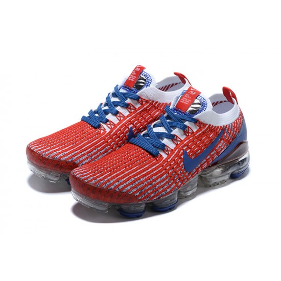 Nike Air VaporMax Flyknit 3 Womens/Mens Red Blue footwear CW5585-100