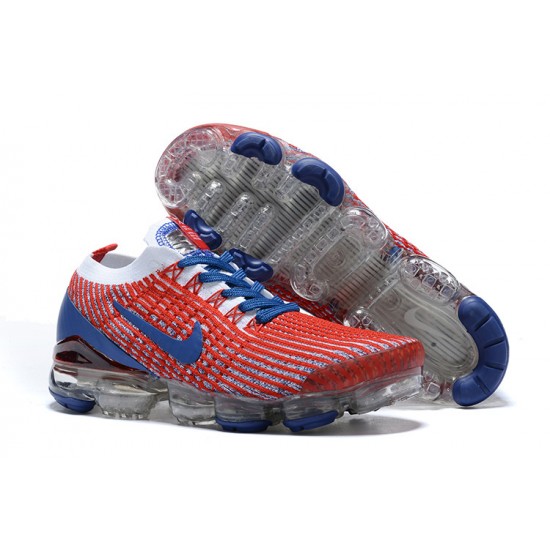 Nike Air VaporMax Flyknit 3 Womens/Mens Red Blue footwear CW5585-100