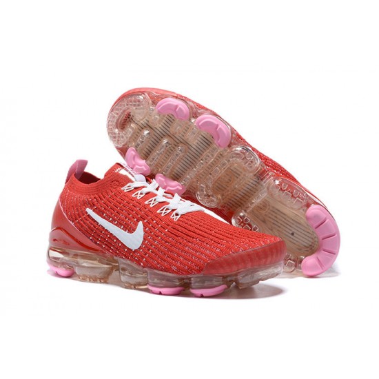 Nike Air VaporMax Flyknit 3 Womens/Mens Red White footwear CU4756-600