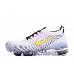 Nike Air VaporMax Flyknit 3 Womens/Mens White Yellow footwear AJ6900-103