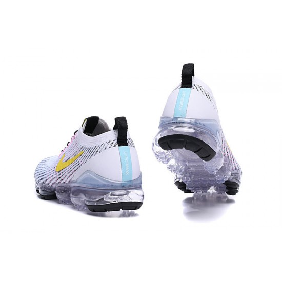 Nike Air VaporMax Flyknit 3 Womens/Mens White Yellow footwear AJ6900-103