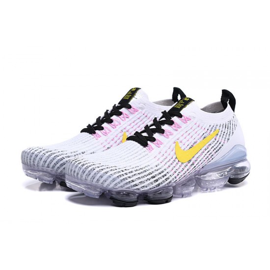 Nike Air VaporMax Flyknit 3 Womens/Mens White Yellow footwear AJ6900-103